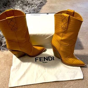 Fendi cowboy boots